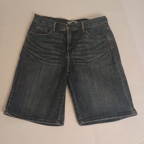 Levi’s Western Medium Wash Denim 10" Inseam Shorts Women’s Size 12 - Picture 15 of 16